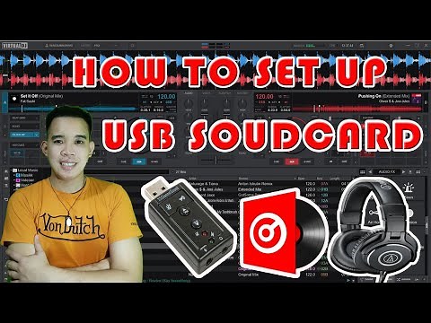 DJ KEVZ TV: HOW TO SET UP HEADPHONE TO VIRTUAL DJ BY USING USB SOUNDCARD