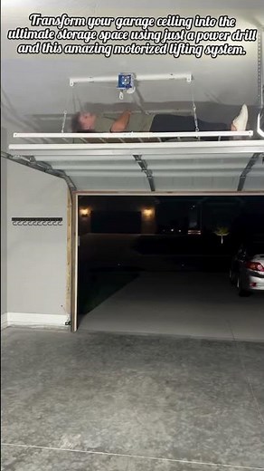 Genius Drill Powered Garage Storage Hack You Need
