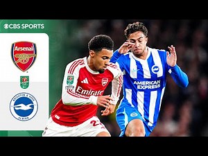 Arsenal vs. Brighton: Extended Highlights | Carabao Cup Fourth Round | CBS Sports Golazo