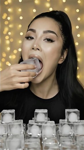 Slow & Intense Ice Chewing Sounds🌫️❄️|#asmr #asmrsounds