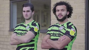 Soccer shirts made of waste coffee grounds