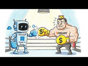 【動画解説】Hyper V と VMware 徹底比較！ 比較表で見る機能・コスト・性能と選び方