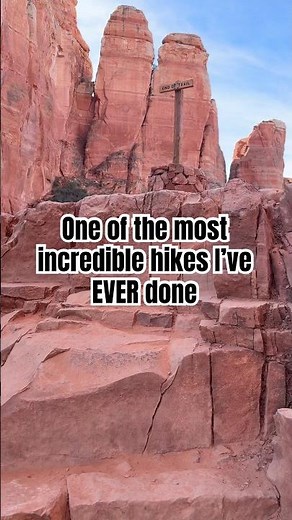 One of the most incredible hikes I’ve ever done in Sedona, AZ! #arizonatrail #sedona