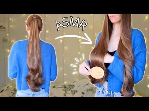 ASMR | Ponytail Brush Out | Really Long Hair Brushing & Relaxing Hair Play ✨