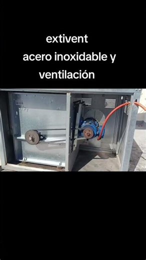 Sustitución de ventilador de parrilla 400 grados 2 horas.#extivent #parrilla #ventilador #hosteleria