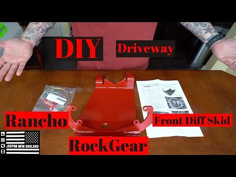 Driveway DIY! Rancho RockGear Front Diff Skid Plate Install & Review. FunTimes