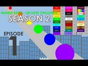 Marble Race - 100 Lives! Season 2 - Part 1