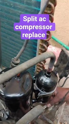 Split ac compressor replace#