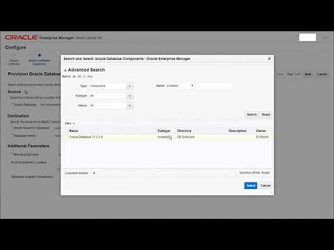 Provisioning a Single Instance DB using Oracle Enterprise Manager Database Lifecycle Management Pack