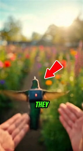 Camera on hummingbird shows how it builds a nest and hatches a chick