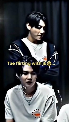 Tae flirting with jk