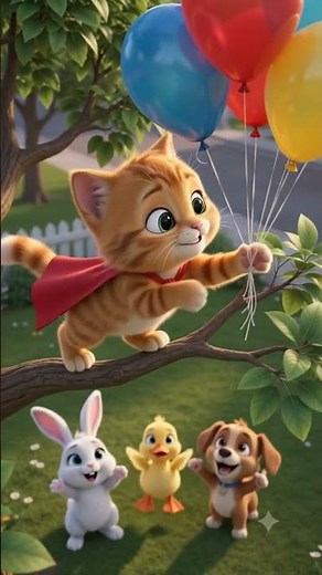 Super Kitty Saves the Day! 🦸🐱 | Cute Kitten Hero Adventure | Kids Joy TV