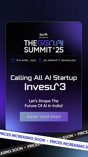 10K views · 285 reactions | Join India’s top leaders at GenAI Summit 2025 by Inc42. Explore AI innovations, trends, and opportunities shaping the future. | Inc42 | Facebook