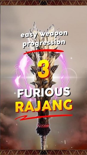 Weapon Progression Guide for Monster Hunter World - 3. Furious Rajang #MHW #MonsterHunter #Gaming