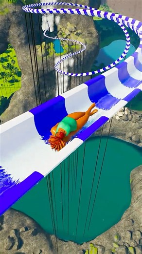I Built an Absolutely Crazy Water Slide!💀in Planet Coaster 2!