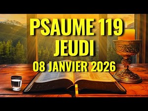 PRIÈRE DU MATIN – Jeudi 08 Janvier 2026 – Psaume 119 Pour Protection, Victoire Et Miracle Divin