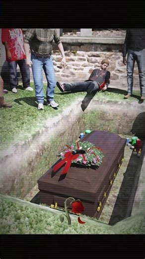 GTA V | Michael's funeral after ending B 🥀 #gta6 #shortsfeed #gaming #invincible #original #oc