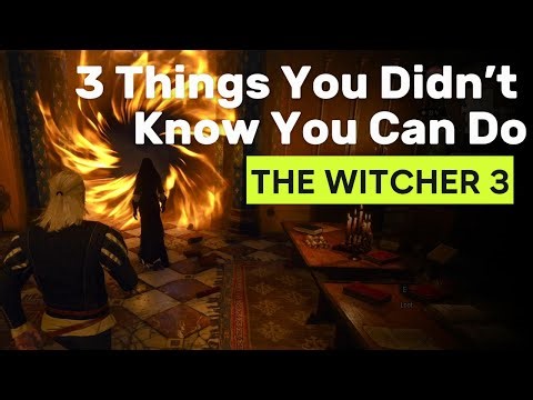 3 Things You Didn’t Know You Can Do In The Witcher 3