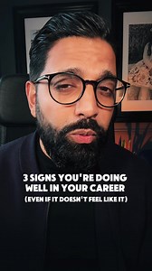 3 signs you're doing well in your career, even if it doesn't feel like it Most people don't realize they're succeeding because they're too busy comparing their weaknesses to others' strengths. Here are 3 signs you're actually winning. Sign 1: People ask for your opinion, not just your output. If your manager or colleagues are asking "What do you think we should do?" instead of just "Can you handle this?" that's the signal. You're influencing decisions. That's the shift from worker to leader. And
