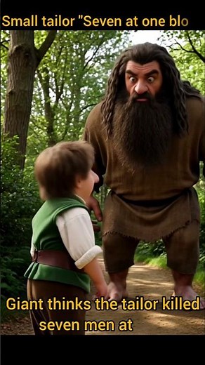Story#6_How a Tiny Tailor Tricked a Giant! 🧠 vs 💪 | The Brave Little Tailor Story💪