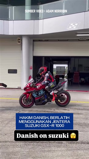Hakim Danish Menunggang Suzuki GSX-R 1000 di Sepang