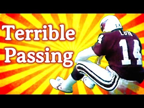 One of the Worst NFL Passing Games Of All-Time (1980)