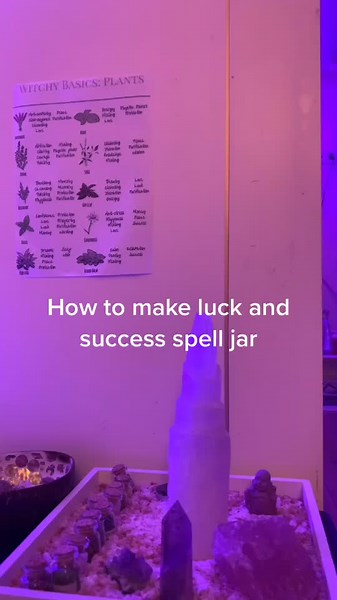 How to make luck and success spell jar #witchcraft #witchtok #spelljar #lithuania