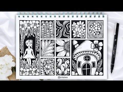 Zentangle Art || 10 Zentangle Art Ideas