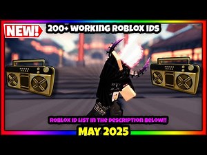 200+ WORKING Roblox Music Codes/ids (May 2025) TESTED