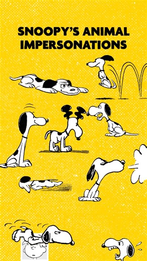 278K views · 9K reactions | Meet some of the animals Snoopy has impersonated over the years #Snoopy75 | Snoopy | Facebook