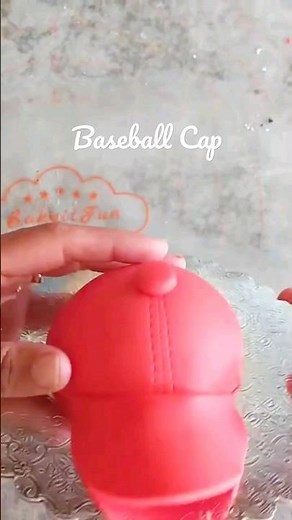 Baseball Cap - How to make fondant cap | Fondant cake topper
