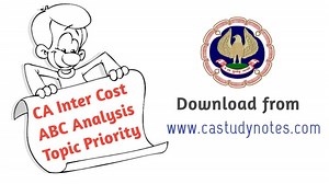 (PDF) CA Inter Costing ABC Analysis & Marks Allocation for Exam