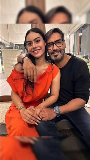 Ajay devgan with his beautiful daughter Nysa devgan #ajaydevgan #nysadevgan #family #fatherdaughter