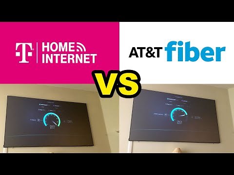 T-Mobile Home Internet 5G vs AT&T Fiber Speed Download/Upload in Florida