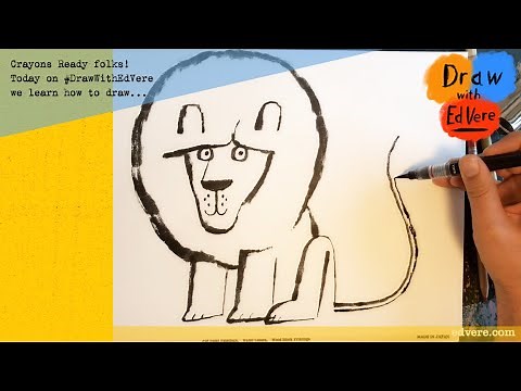 Draw with Ed Vere: How to draw Leonard the lion