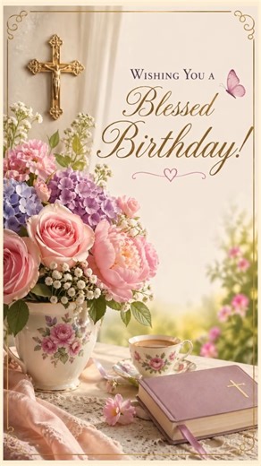 Wishing You a Blessed Birthday 🌷 | Catholic Birthday Prayer