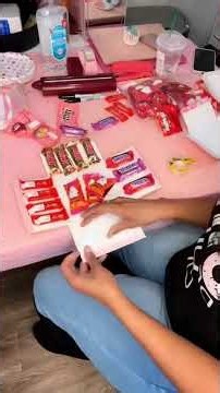 Let’s make Explosion Box using candy for Valentine’s Day! #love #loveday #candy #explosionbox #diy