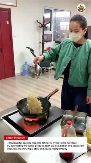 This Cooking Machine Stirs for You! 🔥 Automatic Wok Machine That Flips Food Perfectly