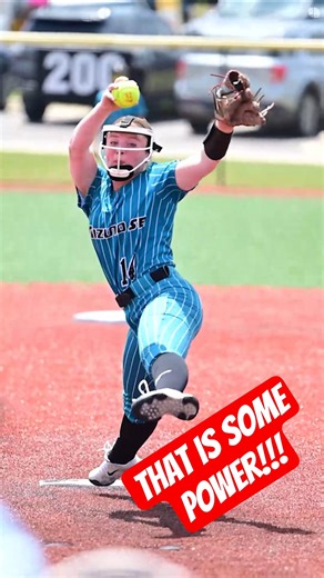 🥎 WOW! That Pitch Has Some SERIOUS Power! 💥#shorts