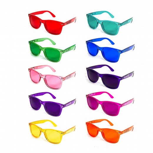 Color Therapy Mood Glasses 10-Pack by GloFX