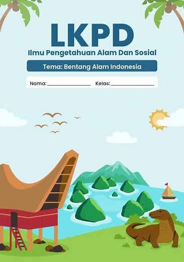 LKPD Class 3 IPAS 8 Indonesian Landscapes 1 #deeplearning #school