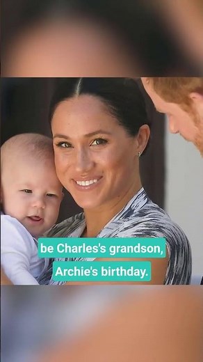 King Charles' Coronation Falls On Meghan Markle & Prince Harry's Son Archie's Birthday #shorts