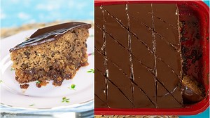 5.2K views · 264 reactions | Greek Chocolate Walnut Cake: Karidopita This Karidopita has walnuts, chocolate chips, and a smooth ganache topping. It’s ultra-moist because of the honey syrup and has all of the warm flavors of the holiday season. Make it for a dinner party or for tea time! Printable recipe: https://www.dimitrasdishes.com/greek-chocolate-walnut-cake-karidopita/ | Dimitra's Dishes | Facebook