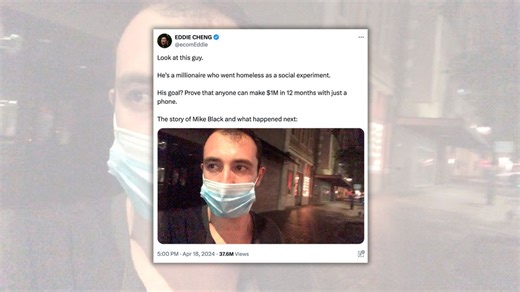 Millionaire Went Broke To Prove He Could Make $1M in a Year?