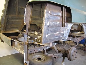 Trev's Bedford CA Van Blog - Part 11 Bodywork restoration Panel Beating