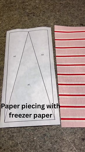 Freezer Paper Method for Perfect Paper Piecing