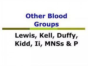 Overview of minor blood group systems like Kell, Duffy, Kidd, Diego, and MNS6, Lewis