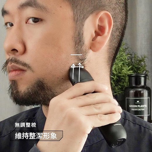 【奧本電剪修鬍刀使用影片】MB-342 奧本頂級水洗式雙頭電動修鬍刀 —「男人養鬍-必學 2 招」