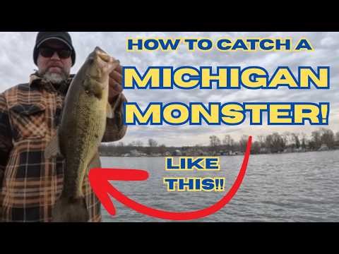 How to Catch Big Bass in Early Spring (Michigan Bass Fishing Tips)
