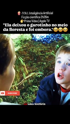 Luís | Dicas de Séries e Filmes on Instagram: "🍿🎥A.I. Inteligência Artificial Ficção científica 2h26m 👉Prime Video | Apple TV David, o primeiro menino-robô programado para amar, é adotado por um funcionário da Cybertronics e sua esposa. No entanto, uma série de circunstâncias inesperadas dificulta a vida de David. Sem a total aceitação dos humanos ou das máquinas, o menino-robô embarca em uma jornada para descobrir seu verdadeiro mundo"